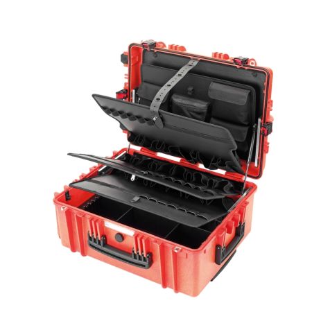 Coffret d'outillage Gigant PRO rouge, vide, 490x630x300mm