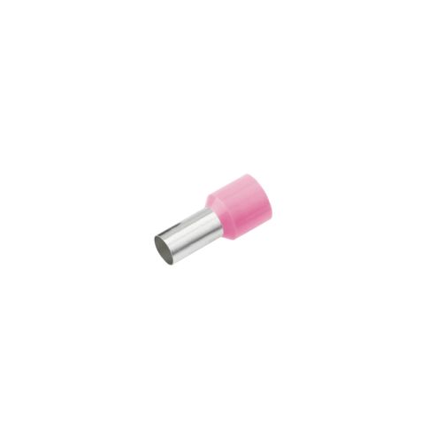 GeÏsoleerde Adereindhuls, DIN 46228, 0,34mm², lengte 8mm, roze