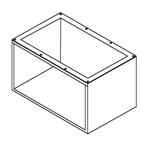 ErdstÂck Edelstahl Breite 865 mm