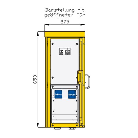 AP verdeler in RVS