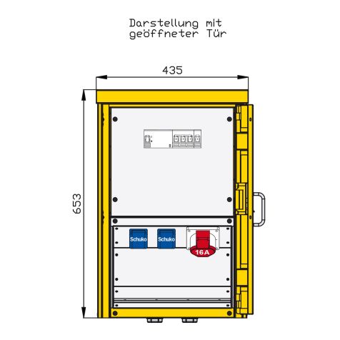 AP Verteiler in Edelstahl