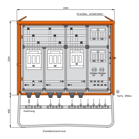 Distributeur de groupe 277 kVA