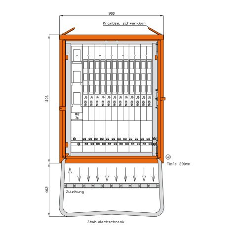 Groepsdistributeur 277 kVA