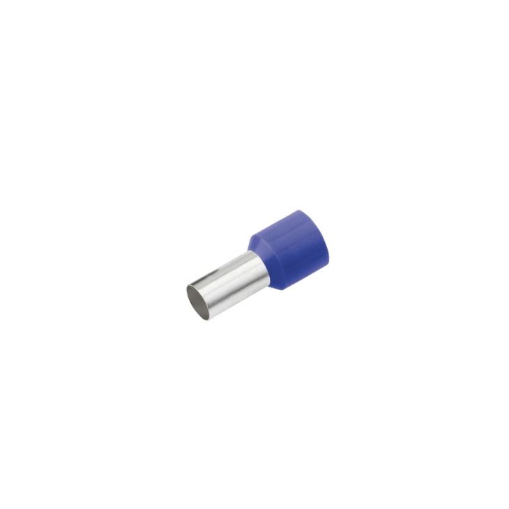 Embout isolé Bleue 0,75x10mm