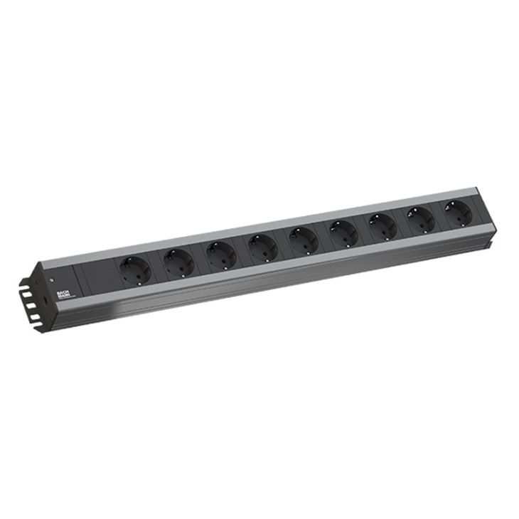 Craftsman Power Strip 9x Schuko 2m