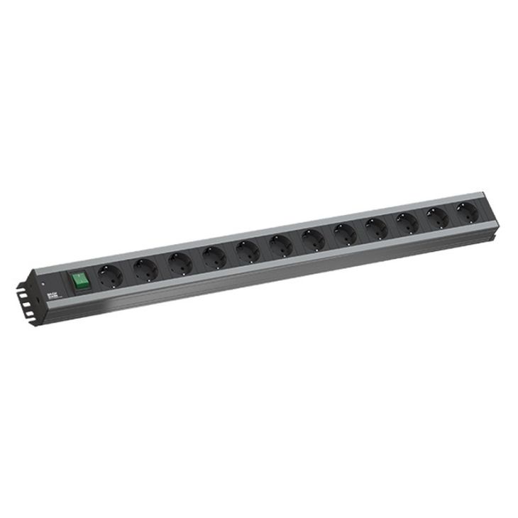 Craftsman Power Strip 12x Schuko 1x interrupt