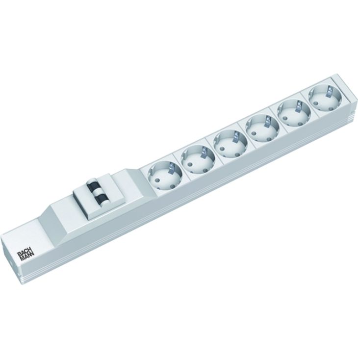 19 1U 6x Schuko 1x distributeur automatique 2m