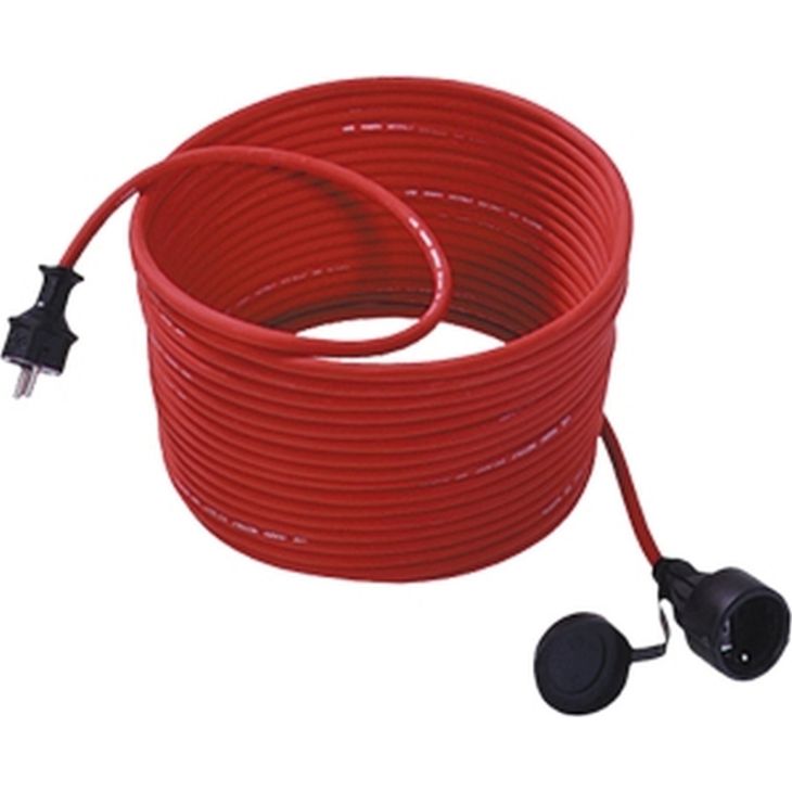 Verlengsnoer HO7RN-F 3G1.5mm 25m rood (SHUKO)