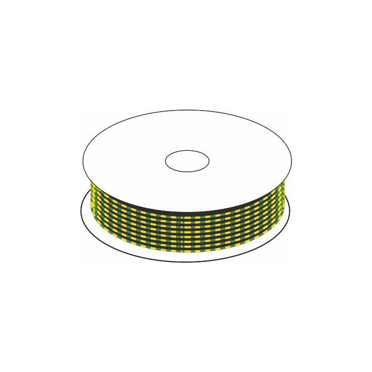 DCP-TEC-8/4-45 KRIMPKOUS GEEL GROEN