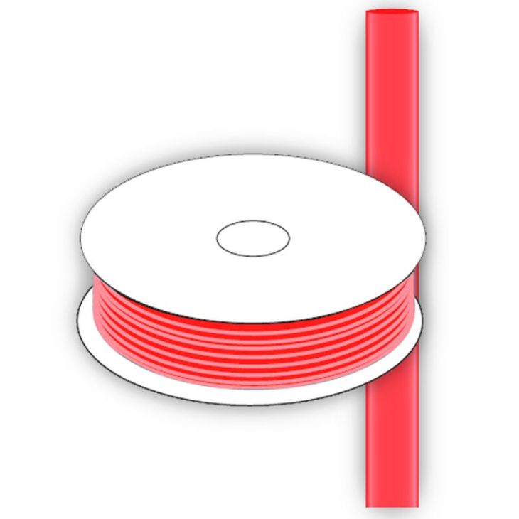 CGP-TEC- 1.6/0.8-2 RED / thin wall tubing in spool / Heat