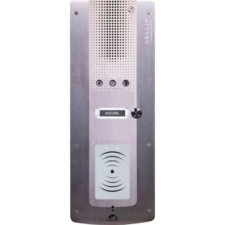 XE AUDIO 1B MIS/C Deurpost audio Full IP/SIP 1drkp + proxylezer Mifare PoE