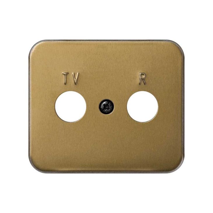 S82 Plaque R-Tv Bronze