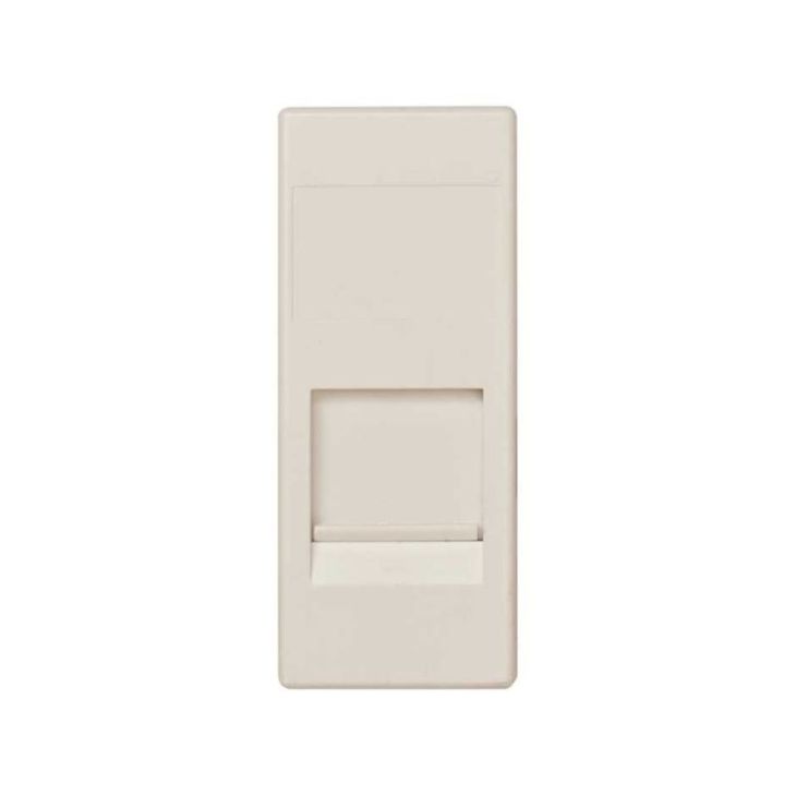 Plaque 1X Rj45 Simon, Amp - Ivoire