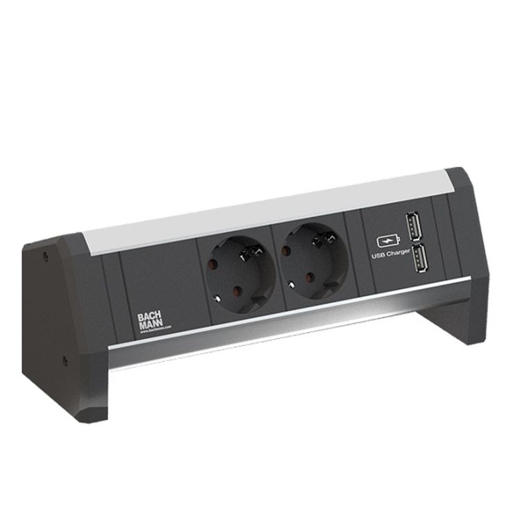 DESK1 2x CEE7/3 1X CHARGEUR USB 2.0 GST18