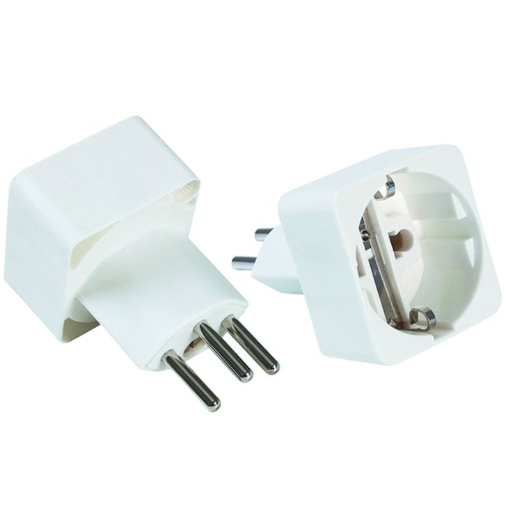 Fiche adaptateur 10A/250V CH-D