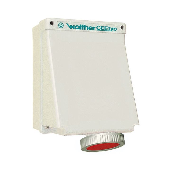 Wandstopcontact 16A 4P 230V 9h IP67