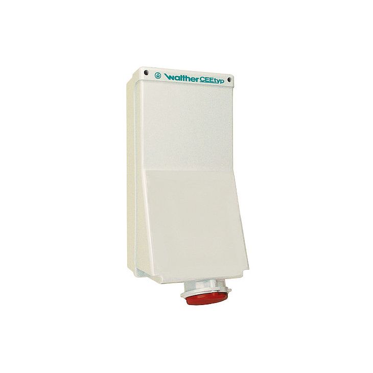 Wandstopcontact 63A 4P 230V 9h IP44