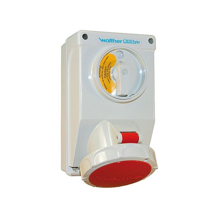 Wandstopcontact 32A 4P 500V 7h IP67