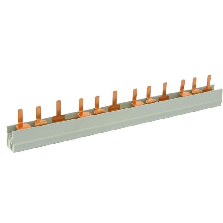 Kamgeleider Eurovario pin hybride 4 naar 2-polige 16mm² 12 mod (L1-L2-L3-N / L1+N-L2+N-L3+N) RCBO combinatie