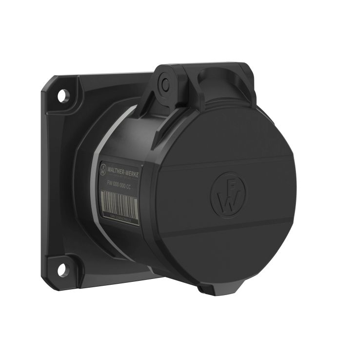 NEO Inbouwstopcontact Recht 16A 5P 1h IP54 1000V met schroefaansluiting