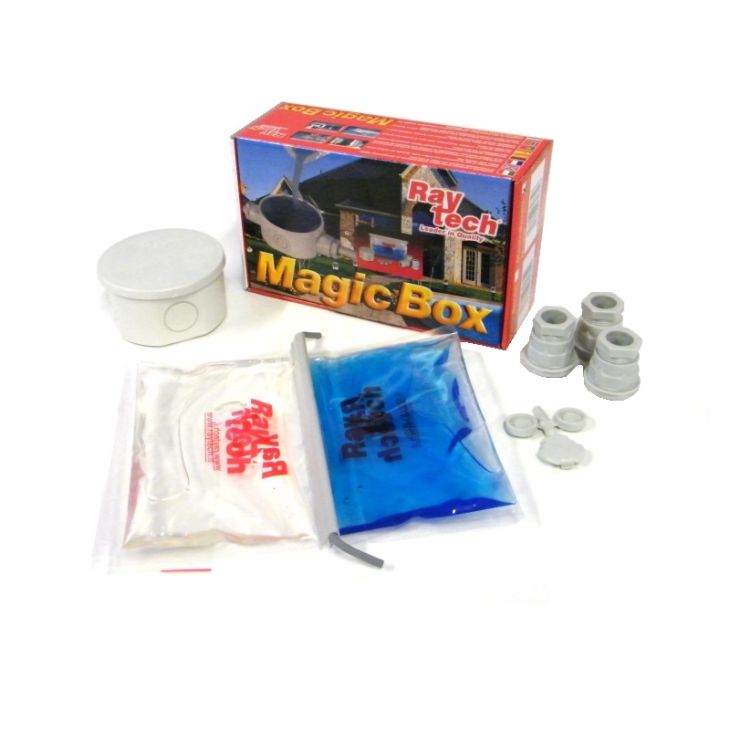 Magic Box 80 IP68 aansluitkit aftakdoos dia. 80 x h40 met 2 componenten gel