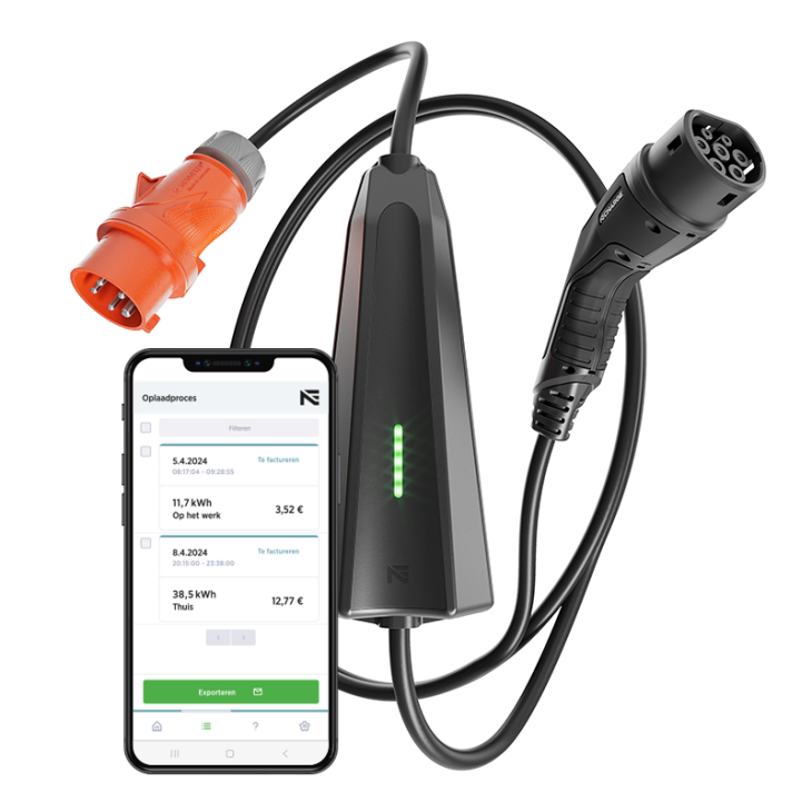 NEcharge PRO - Chargeur mobile triphasé 16A 400V - 11kW