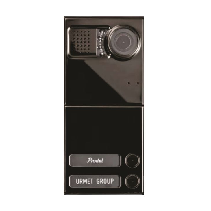2VOICE Sinthesi Steel audio video module 2x drukknoppen gun metal