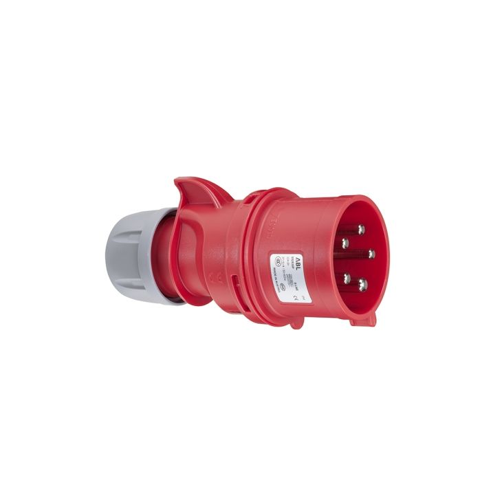 Inverseur de phase CEE, IP44, 16 A, 5 pôles, 400 V, 6h, rouge