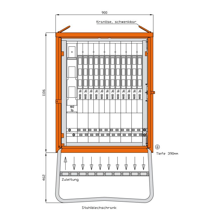 Distributeur de groupe 277 kVA