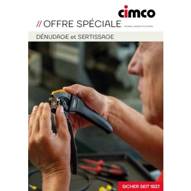Cimco_Dénudage et sertissage ergonomiques