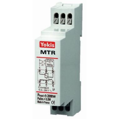 MTR2000M - Getemporiseerde relais 2000W met nuldraad en timer (op DIN-rail)