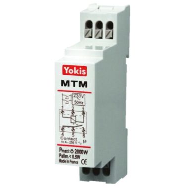 MTM2000M - Timer traphuisverlichting met nuldraad + blokkeerbeveiliging 2000W (op DIN-rail)